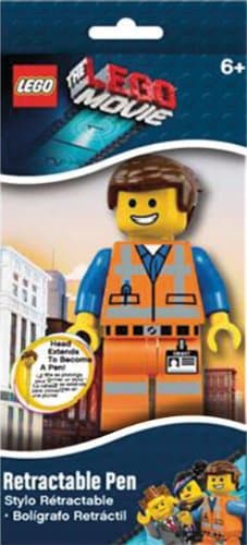 Emmet Retractable Pen LEGO Stationery and Office Supplies set (#LE6705-1, 2014)