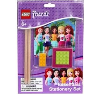 Friends Stationery Set LEGO Stationery and Office Supplies set (#LE704-1, 2014)