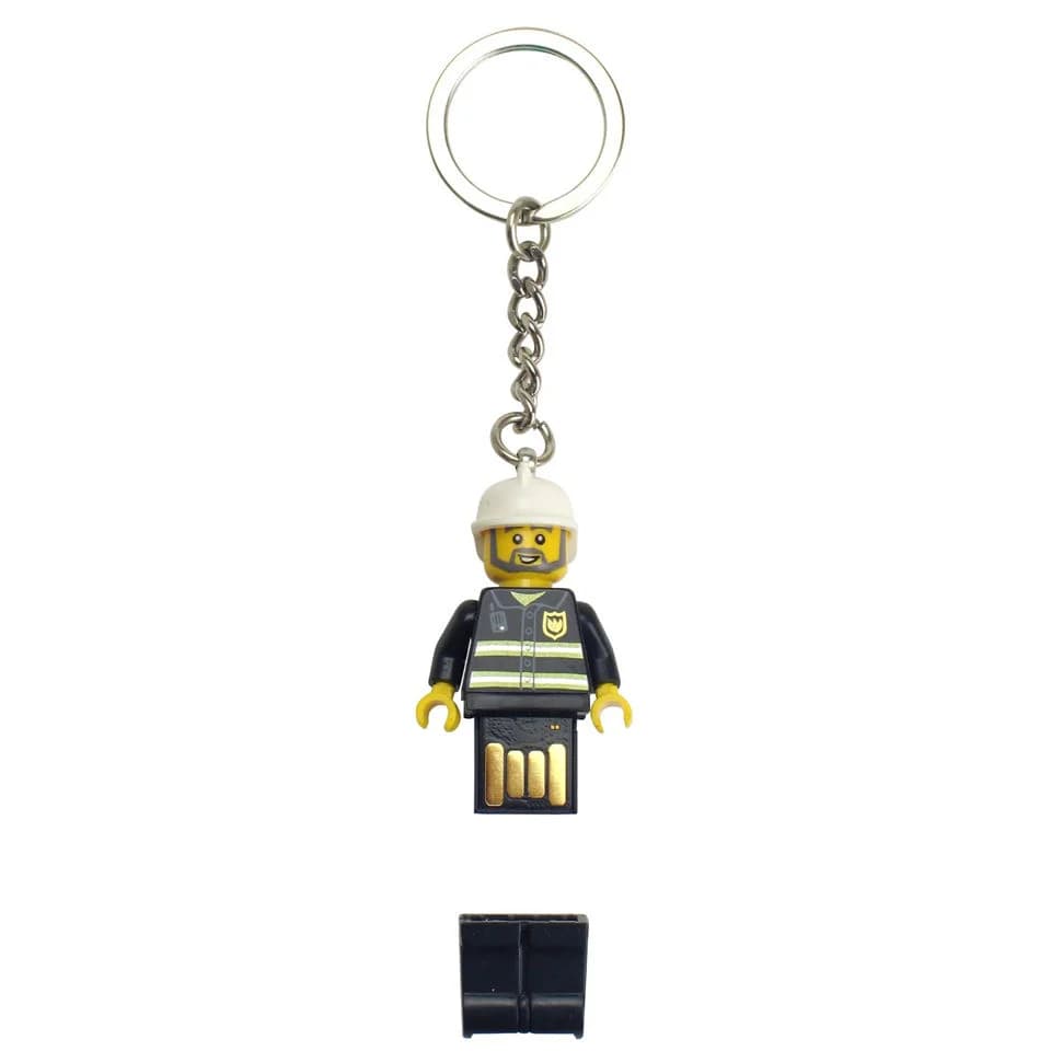Minifigure 8GB USB Flash Drive - Fireman LEGO Stationery and Office Supplies set (#LG20160-1, 2011)