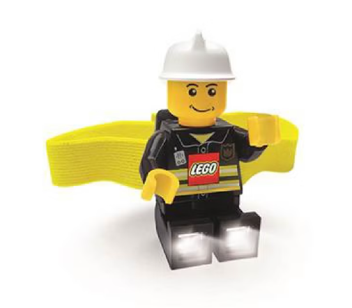 Fireman Head Lamp LEGO Houseware set (#LGLHE2P-1, 2011)