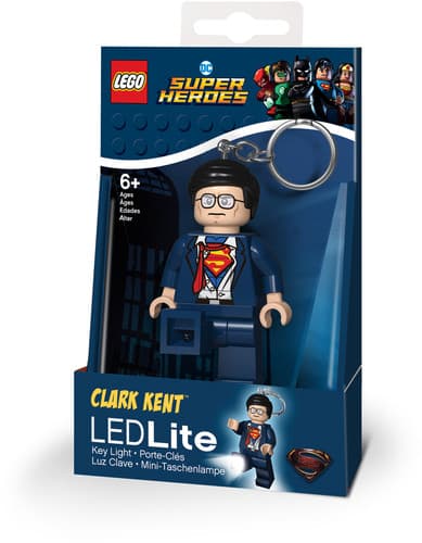 Clark Kent Key Light LEGO Key Chain set (#LGLKE116-1, 2018)