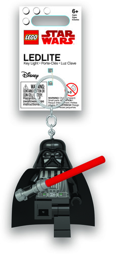 Darth Vader with Lightsaber Key Light LEGO Key Chain set (#LGLKE121-1, 2018)