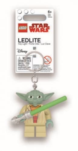 Yoda with Lightsaber Key Light LEGO Key Chain set (#LGLKE122-1, 2019)