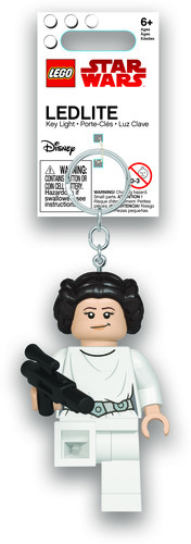 Princess Leia with Blaster Key Light LEGO Key Chain set (#LGLKE125H-1, 2018)