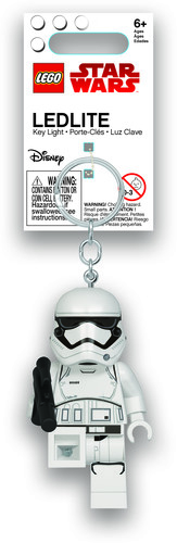 First Order Stormtrooper with Blaster Key Light LEGO Key Chain set (#LGLKE130H-1, 2018)