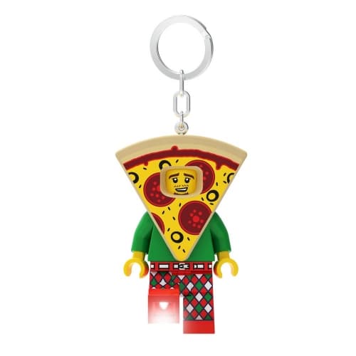Pizza Costume Guy Key Light LEGO Key Chain set (#LGLKE176H-1, 2022)