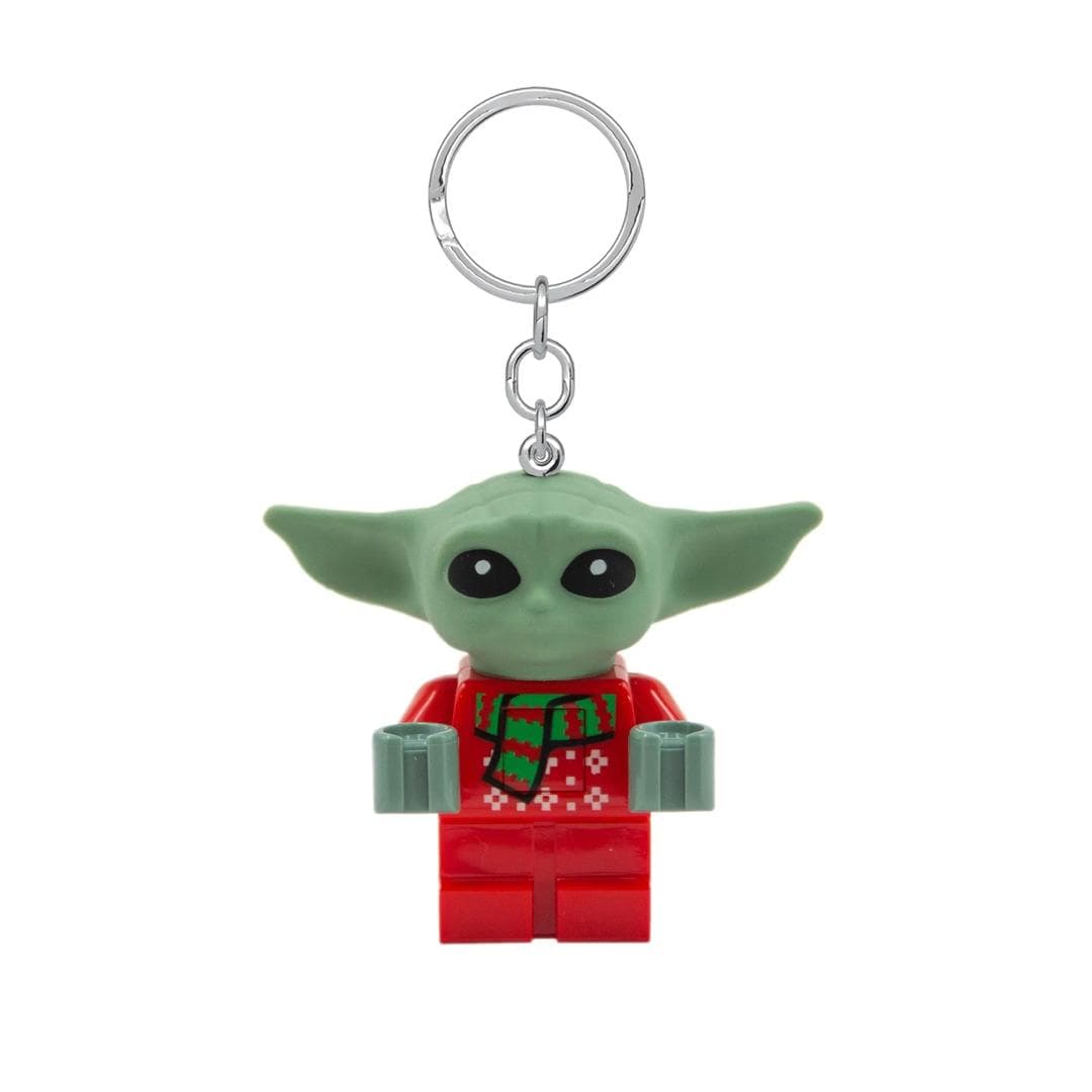 The Child Key Light with Holiday Sweater LEGO Key Chain set (#LGLKE208H-1, 2023)