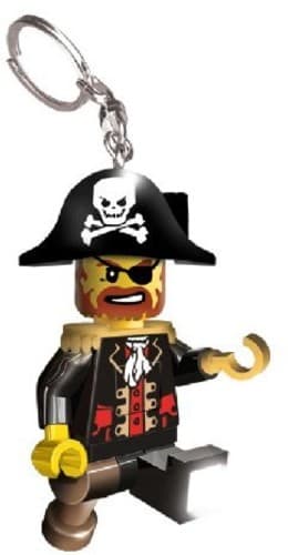 Captain Brickbeard Key Light LEGO Key Chain set (#LGLKE23-1, 2017)