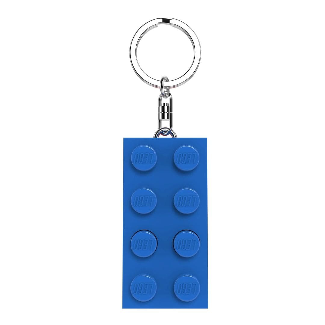 2 x 4 Brick Key Light V2 (Blue) LEGO Key Chain set (#LGLKE234B-1, 2025)