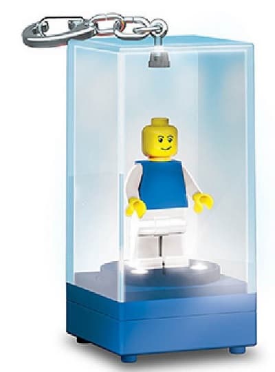 Key Chain Light Display Case - Blue LEGO Key Chain set (#LGLKE75-1, 2016)