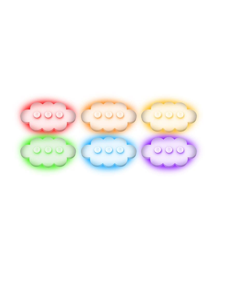 Night Light Cloud White LEGO Houseware set (#LGLLP60-1, 2025)