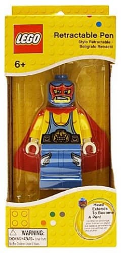 Super Wrestler Retractable Pen LEGO Stationery and Office Supplies set (#LGO2272-1, 2013)