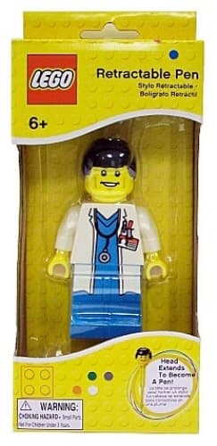 Doctor Retractable Pen LEGO Stationery and Office Supplies set (#LGO2273-1, 2013)
