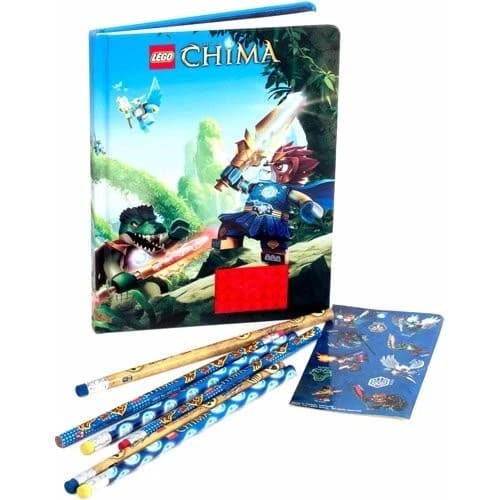 Legends of Chima Brick Journal LEGO Stationery and Office Supplies set (#LGO6466-1, 2013)