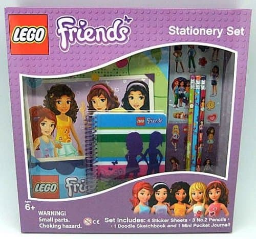 Friends Stationery Set LEGO Stationery and Office Supplies set (#LGO6573-1, 2013)