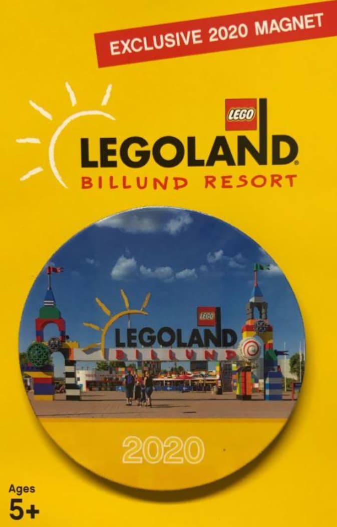 LEGOLAND Billund 2020 Magnet LEGO set (#LLMAGNET-1)