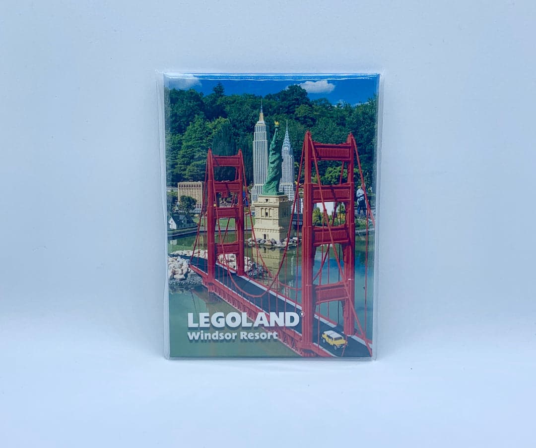 LEGOLAND Miniland USA Golden Gate Bridge Magnet LEGO set (#LLMAGNET-2)