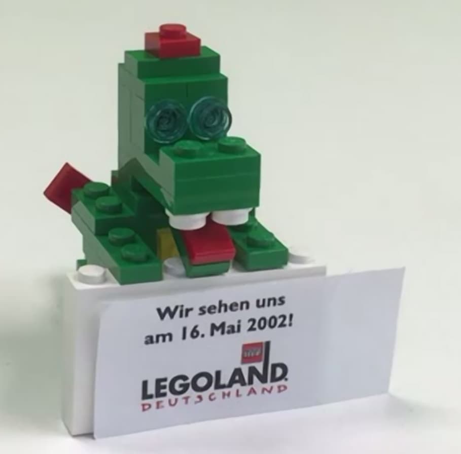 Dragon Sculpture, Ollie (LEGOLAND Deutschland Version) LEGO set (#LLOLLI-1)