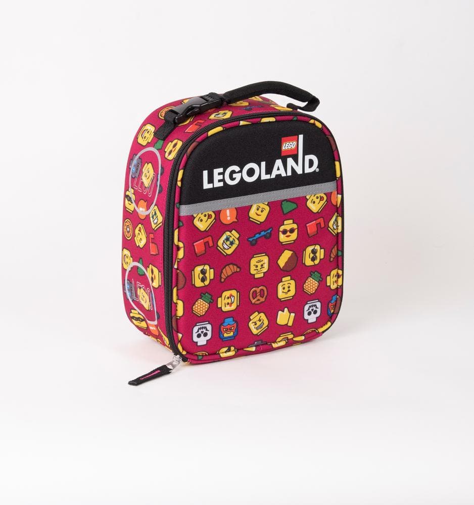 Minifigure Emoji Lunch Bag (Pink) LEGO Houseware set (#LUNCHBAG-4, 2021)