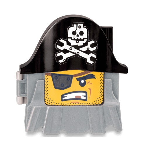 The LEGO Movie 2 Metalbeard Happy Meal Toy LEGO Gear set (#McDTLM2-11, 2019)