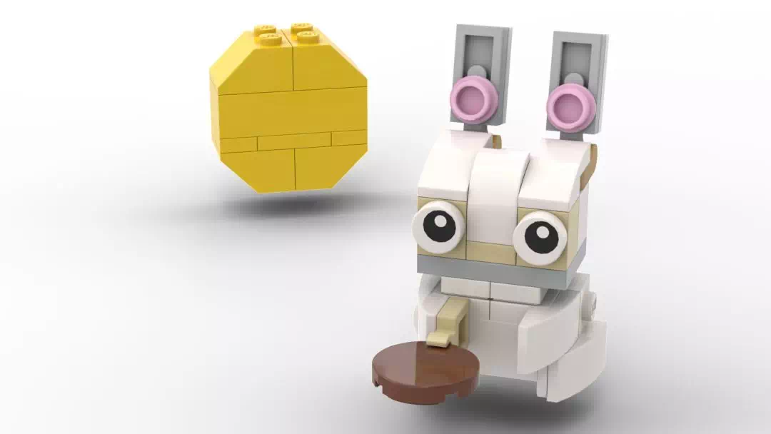 Mid Autumn Rabbit LEGO set (#MIDAUTUMNRABBIT-1-1)