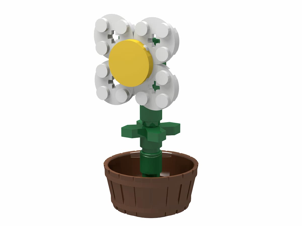 Flower In Pot LEGO set (#MMMB008-1)