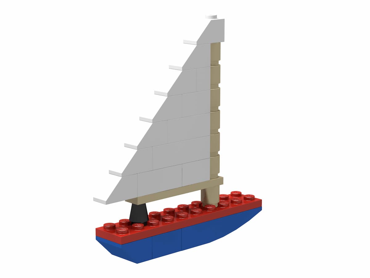 Sailing Boat LEGO set (#MMMB009-1)