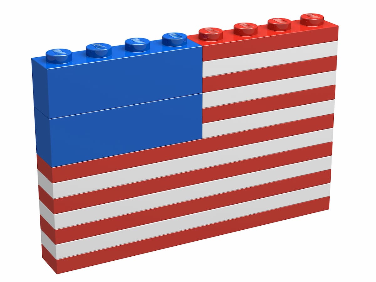 US Flag LEGO set (#MMMB010-1)