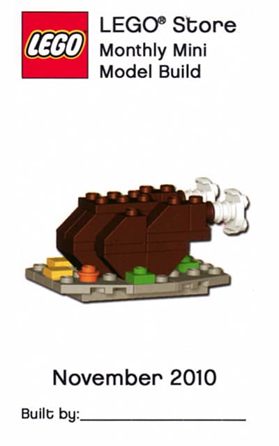 Turkey Dinner LEGO set (#MMMB030-1)
