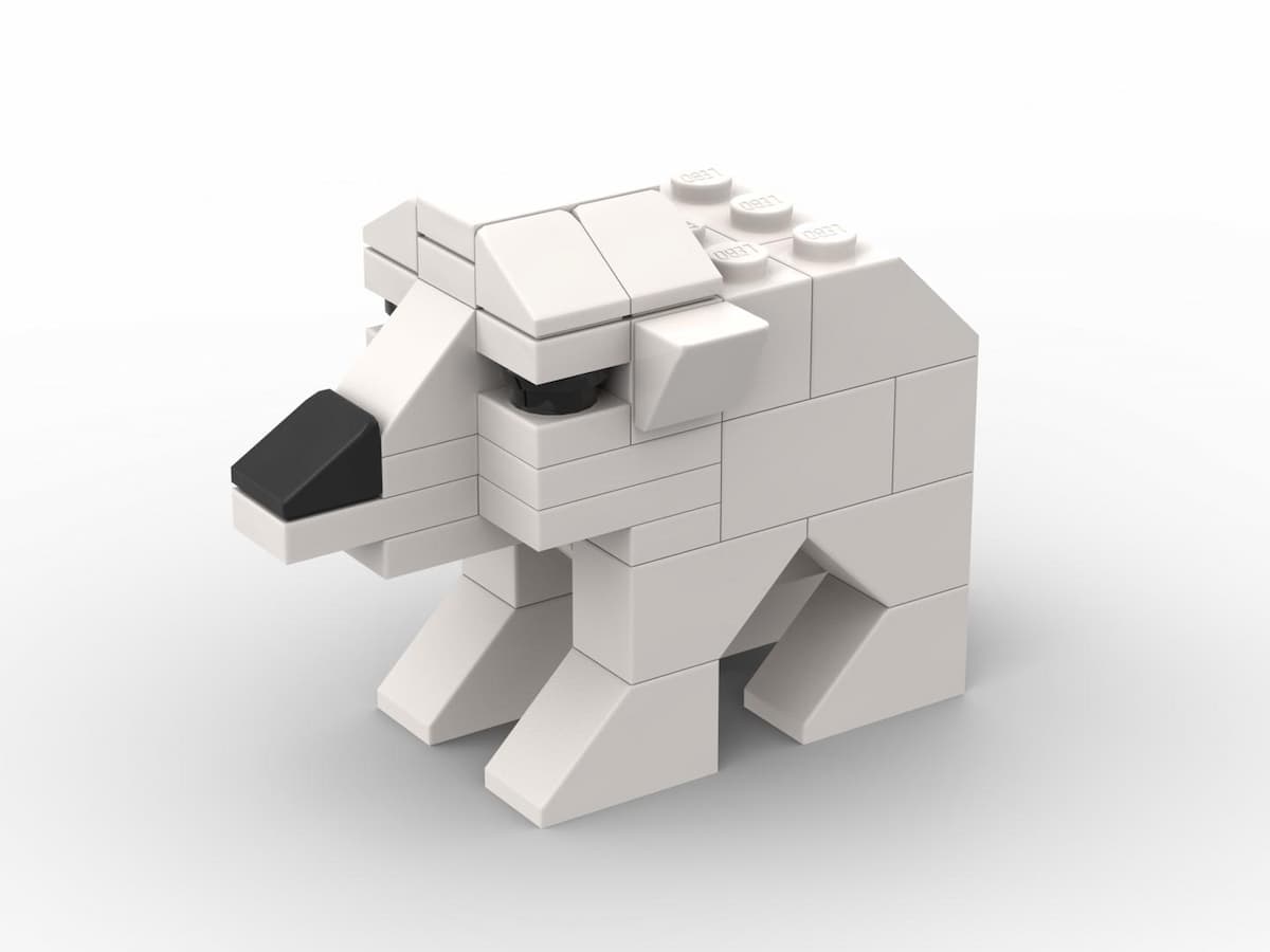 Polar Bear LEGO set (#MMMB033-1)