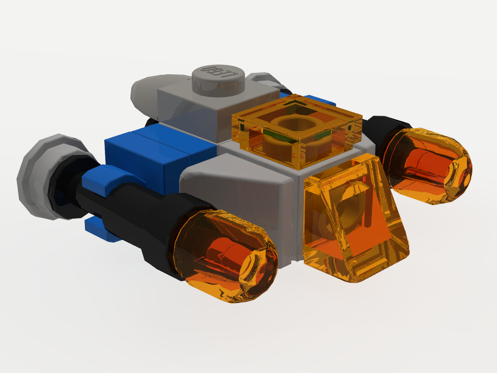 Micro Battle Blaster LEGO set (#MYERNEXO-1)
