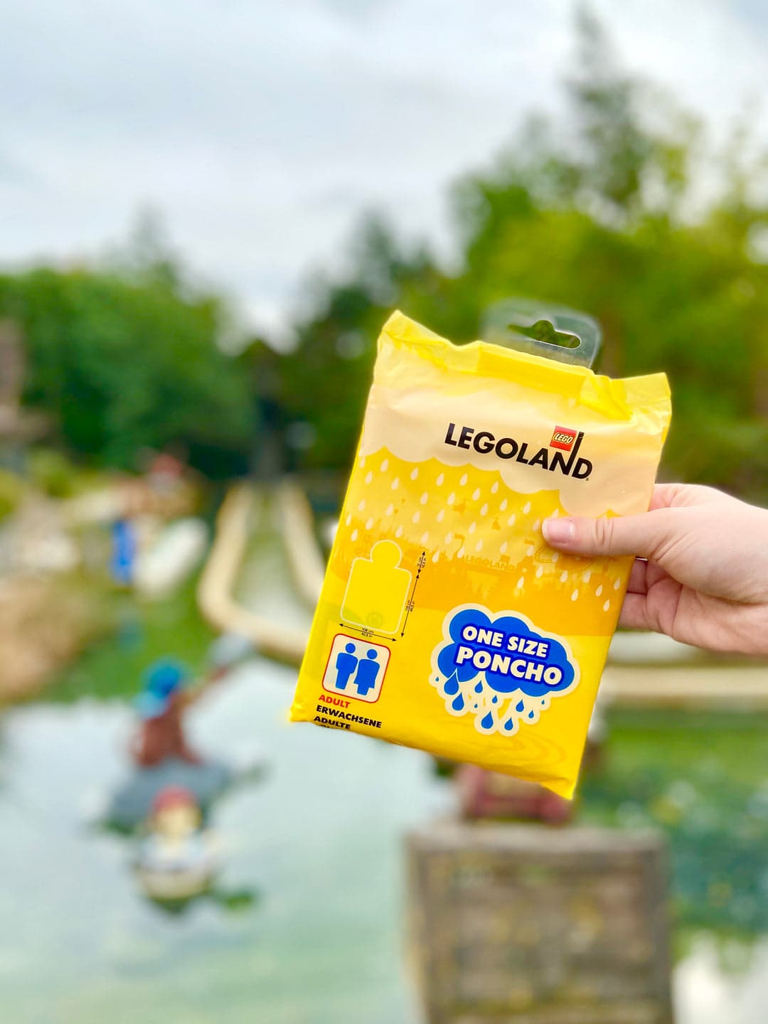 LEGOLAND Adult Rain Poncho LEGO Gear set (#PONCHO-2, 2020)