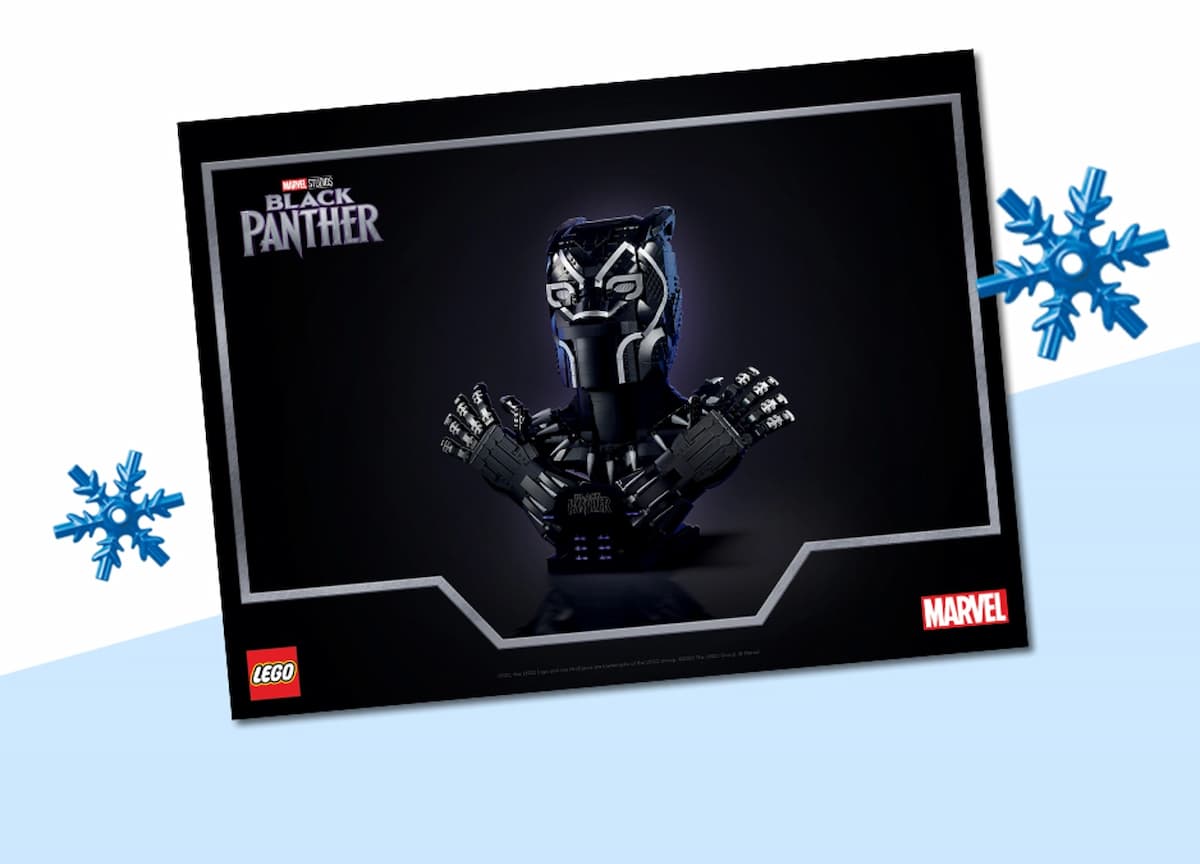 Black Panther Numbered Print LEGO Posters and Art Prints set (#PRINT-1, 2022)