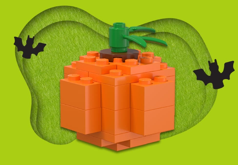 Pumpkin LEGO set (#PUMPKIN2-1)