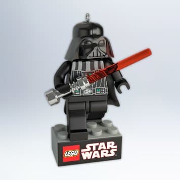 Hallmark Keepsake Christmas Tree Ornament - Star Wars Darth Vader LEGO Seasonal set (#QXI2619-1, 2011)