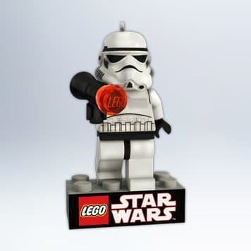 Hallmark Keepsake Christmas Tree Ornament - Star Wars Stormtrooper LEGO Seasonal set (#QXI2661-1, 2012)