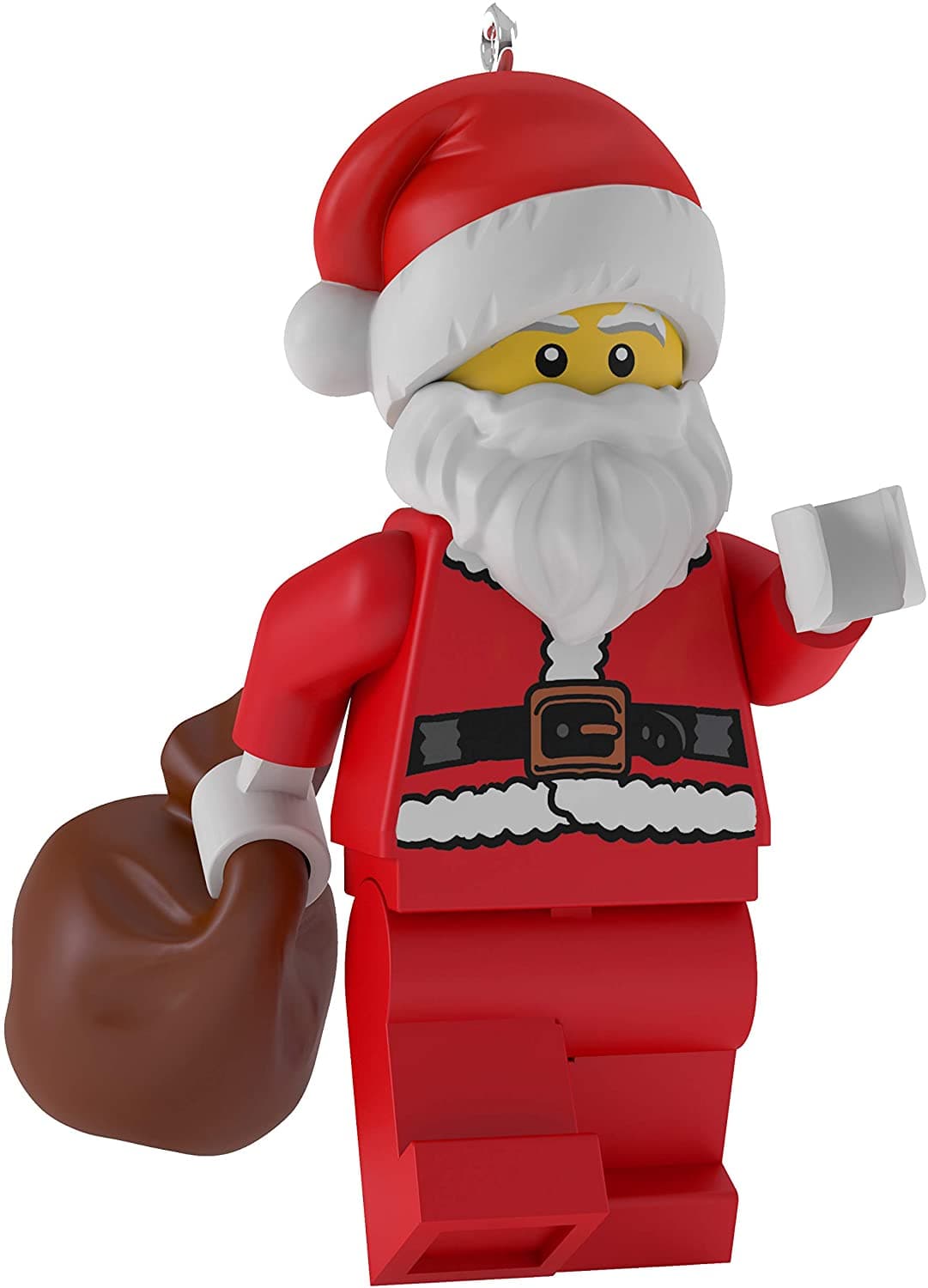 Hallmark Keepsake Christmas Tree Ornament - Santa Claus LEGO set (#QXI3749-1)