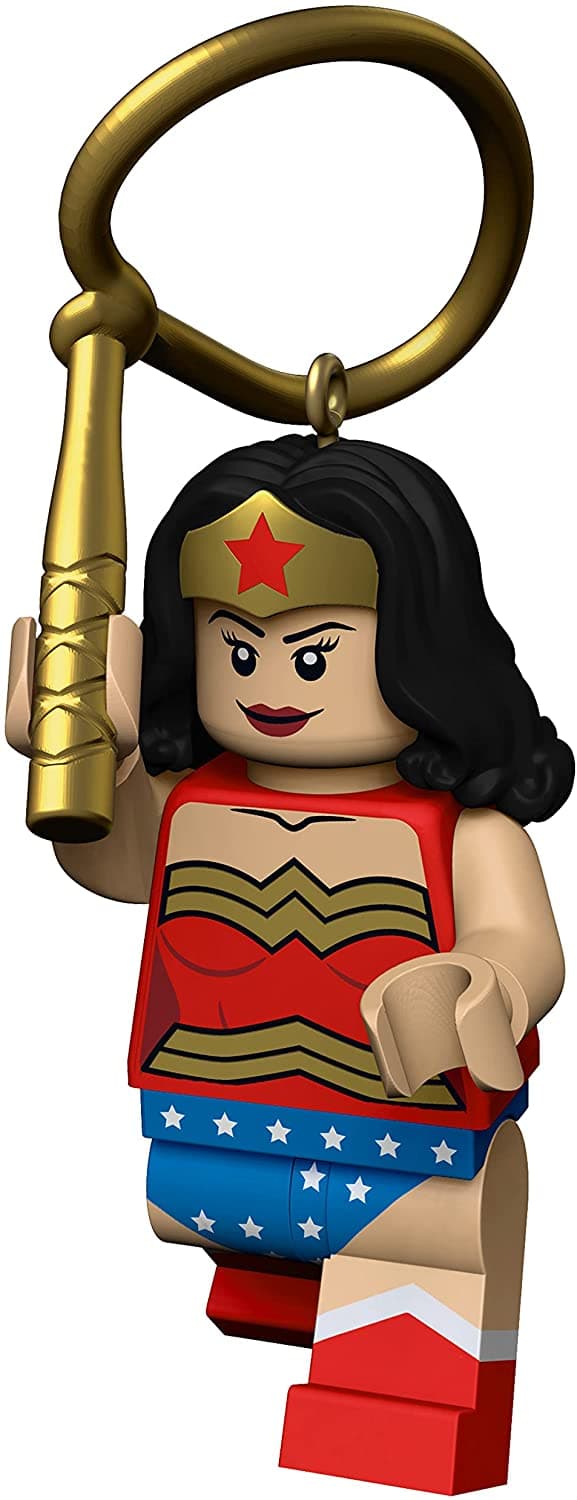Hallmark Keepsake Christmas Tree Ornament - DC Comics Super Heroes Wonder Woman LEGO Seasonal set (#QXI7022-1, 2021)