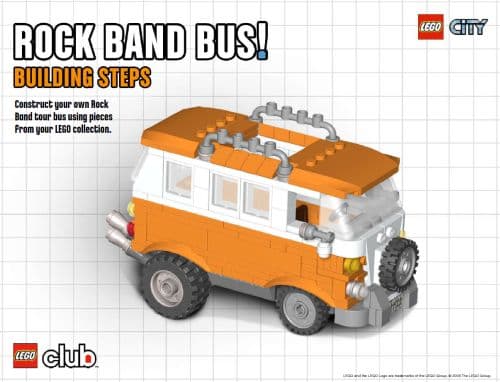 Rock Band Bus LEGO set (#ROCKBAND-1)