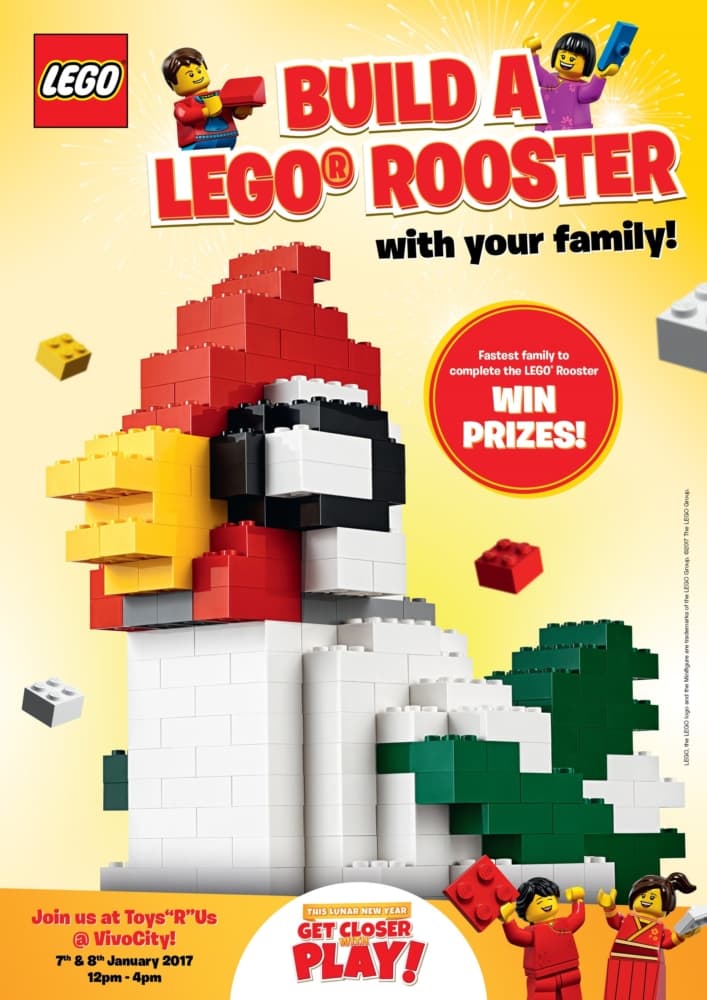 Easy Build Building Happening Rooster LEGO set (#ROOSTER-1)