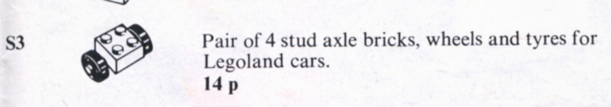 Wheels and tyres LEGO set (#S3-1)