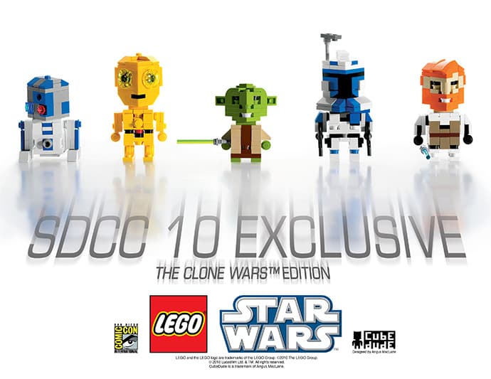 CubeDude - The Clone Wars Edition LEGO set (#SDCC2010-1, 2010)
