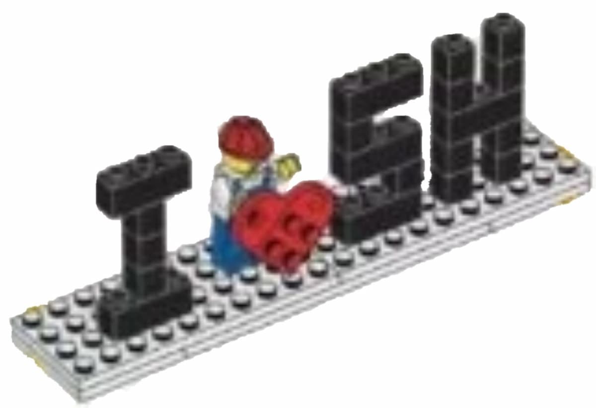 I ❤️ Shanghai Standee LEGO set (#SHANGHAI-1)