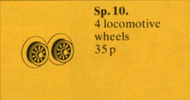 Locomotive Wheels LEGO set (#Sp10-1)