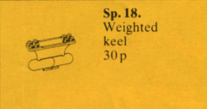 Ship Keel LEGO set (#Sp18-1, 1977)