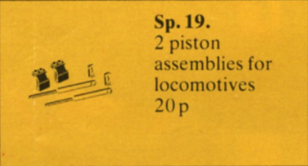 Locomotive Piston Assemblies LEGO set (#Sp19-1)