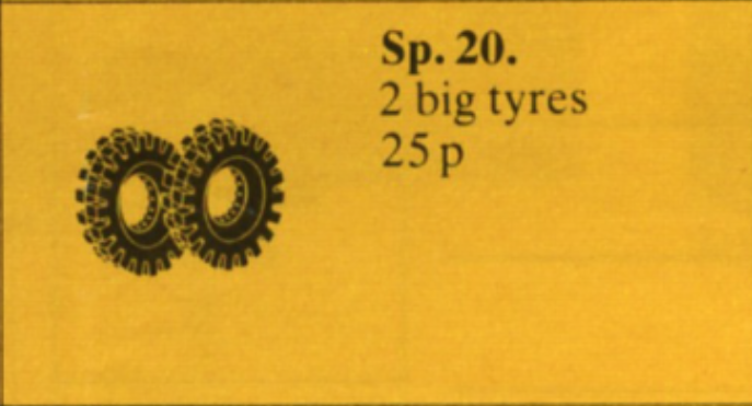 Cross Country 42mm Tires LEGO set (#Sp20-1)