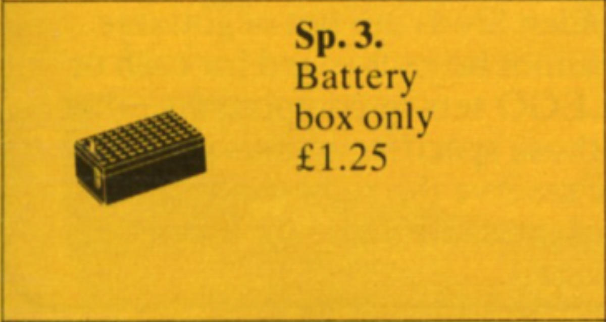 4.5V Motor Battery Box LEGO set (#Sp3-1)