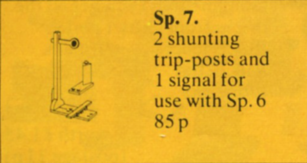 Train Signal with Ties LEGO set (#Sp7-1, 1977)