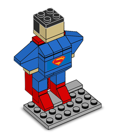 Superman LEGO set (#SUPERMAN-1)